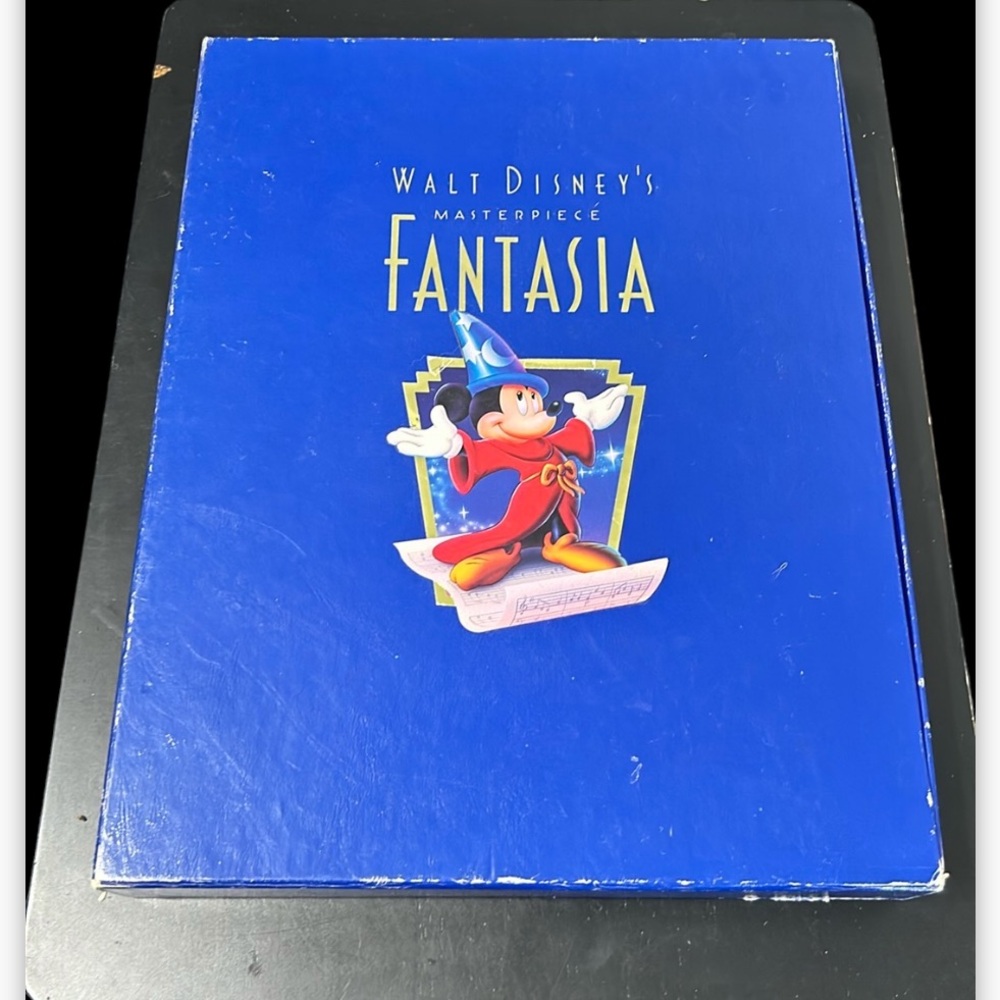 Walt Disney's Fantasia Deluxe Collector's Edition Set VHS DVD BOOK Certificate - Picture 2 of 10